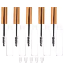 Tube de mascara vide de 10Ml, récipient rechargeable, bouteille transparente et portable pour crème liquide, utilisation en voyage, 10 pièces
